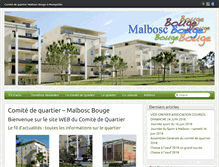 Tablet Screenshot of malbosc-bouge.fr